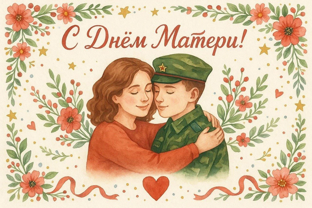 Акция «Открытка маме» 