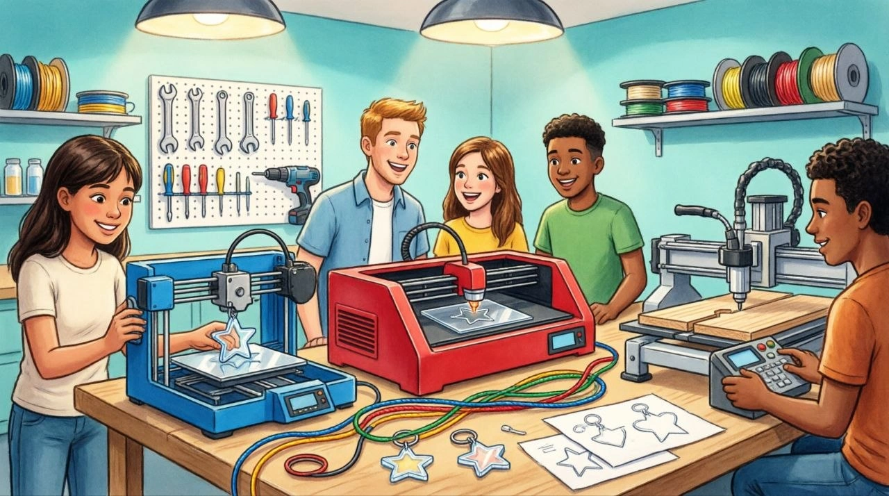 Мастер-класс в центре учебных мастерских / The Creation Station