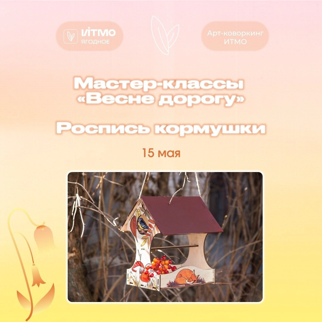 Лекция по наблюдению за птицами и роспись кормушек