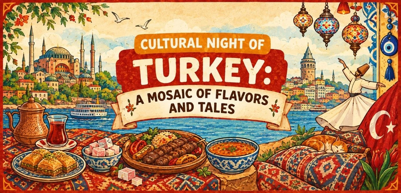 Культурная ночь Турции: Мозаика вкусов и историй/Cultural Night of Turkey: A Mosaic of Flavors and Tales