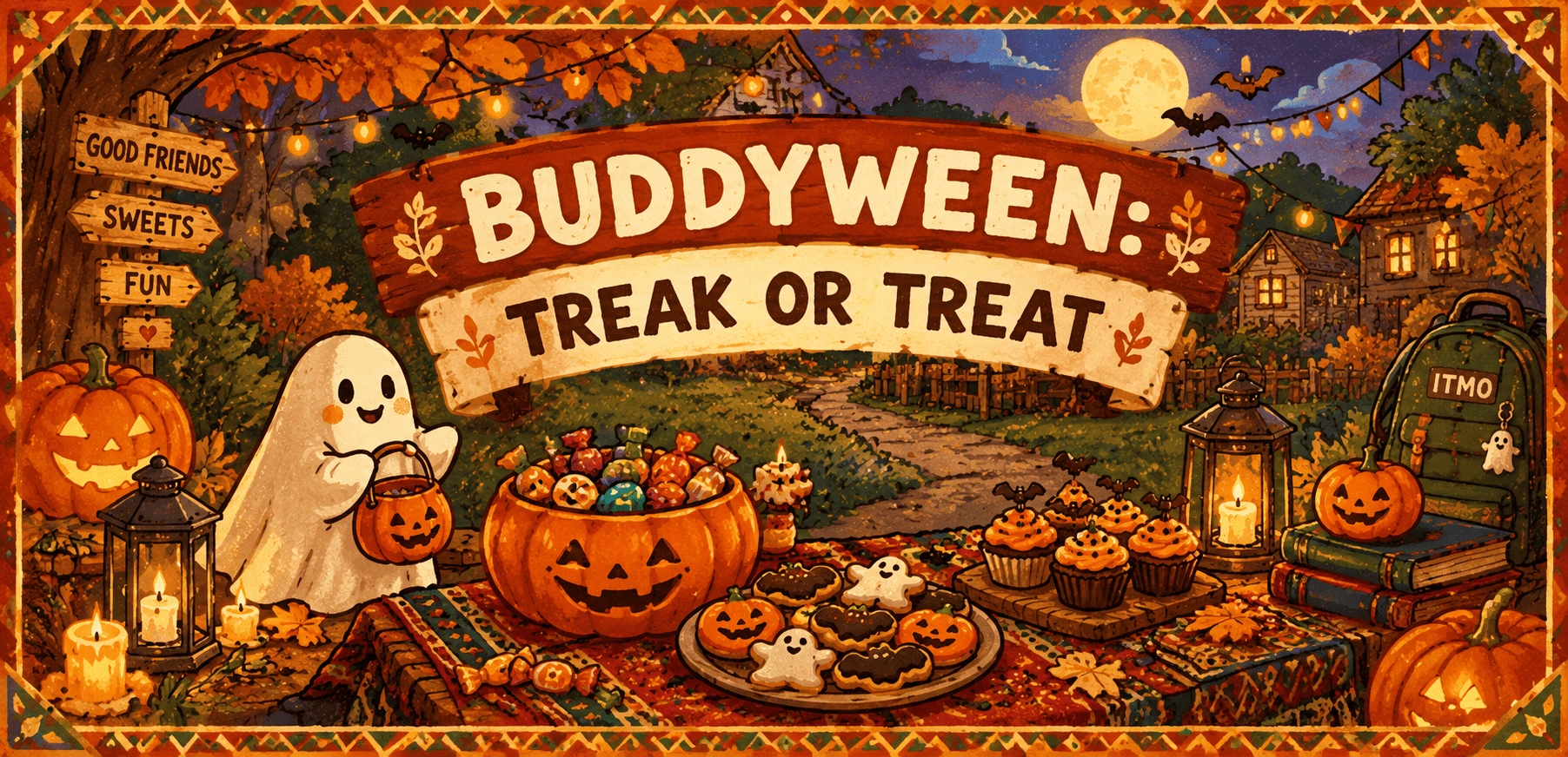 Хэллоуин в Buddy System: Сладость или гадость / BuddyWeen: Trick or Treat